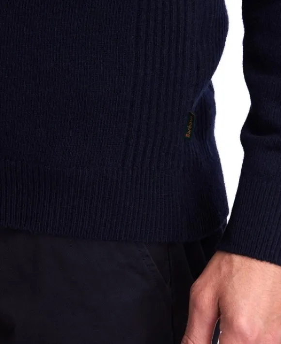 Barbour Holden Half Zip miesten villapaita, tummansininen