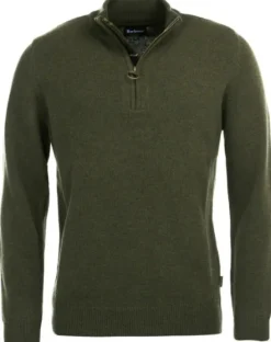 Barbour Holden Half Zip villapaita, vihreä