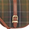 Barbour Katrine Leather Saddle Bag laukku, Classic Tartan