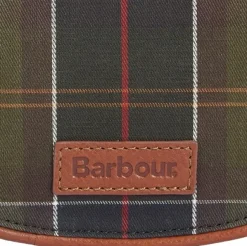 Barbour Katrine Leather Saddle Bag laukku, Classic Tartan