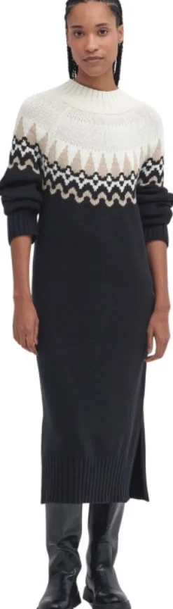 Barbour Kingsford Dress neulemekko, Black