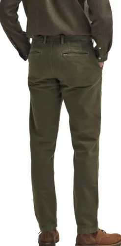 Barbour Moleskin Tailored Fit housut, Olive