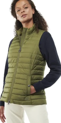Barbour Morwick Gilet naisten liivi, vihreä