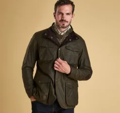 Barbour M's Ogston Wax Jacket Olive