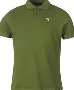 Barbour M's Sports Polo Rifle Green