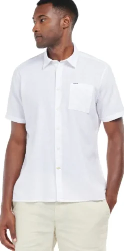 Barbour Nelson S/S Summer Shirt paita, White