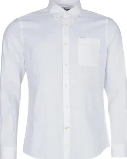 Barbour Nelson Tailored Fit Shirt paita, White
