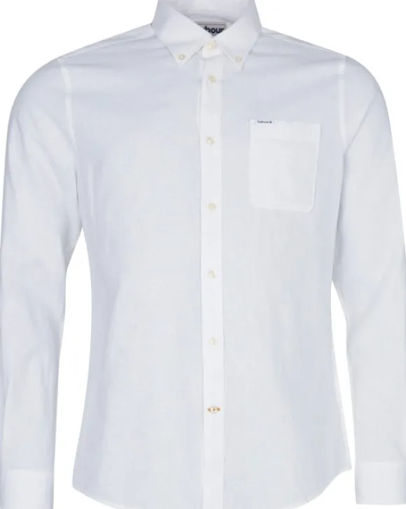 Barbour Nelson Tailored Fit Shirt paita, White