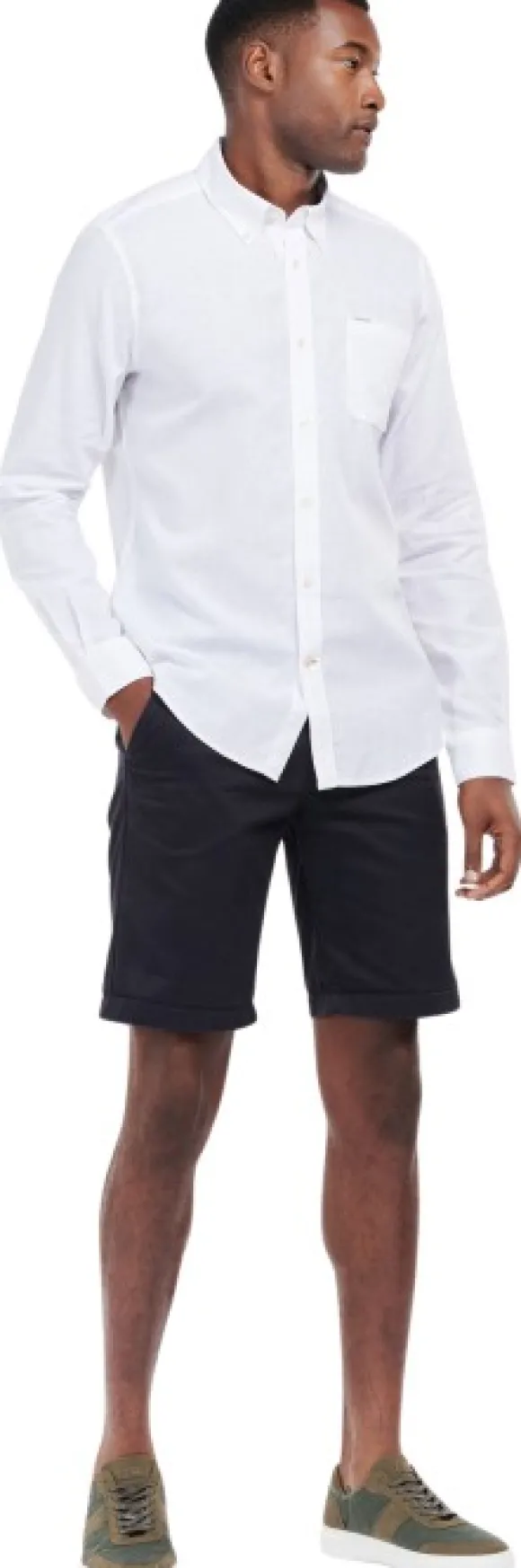 Barbour Nelson Tailored Fit Shirt paita, White