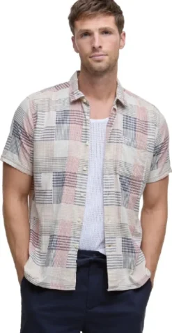 Barbour Oakshore Summer Fit Shirt paita, Washed Stone