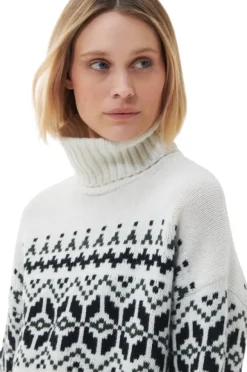 Barbour Patrisse Knit naisten neulepusero, Antique White