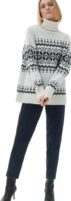 Barbour Patrisse Knit naisten neulepusero, Antique White