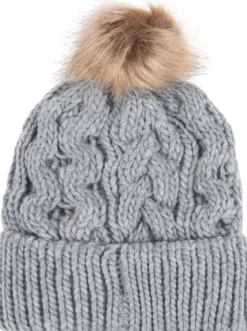 Barbour Penshaw Cable Beanie pipo, harmaa