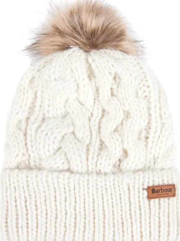 Barbour Penshaw Cable Beanie pipo, Cloud