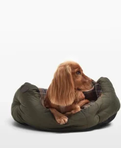Barbour Quilted Dog Bed 30'' Olive