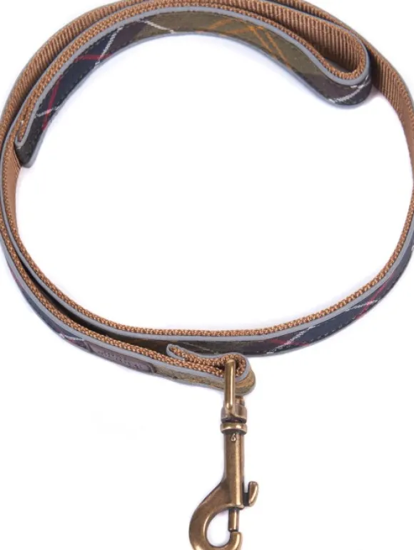 Barbour Reflective Tartan Dog Lead Classic