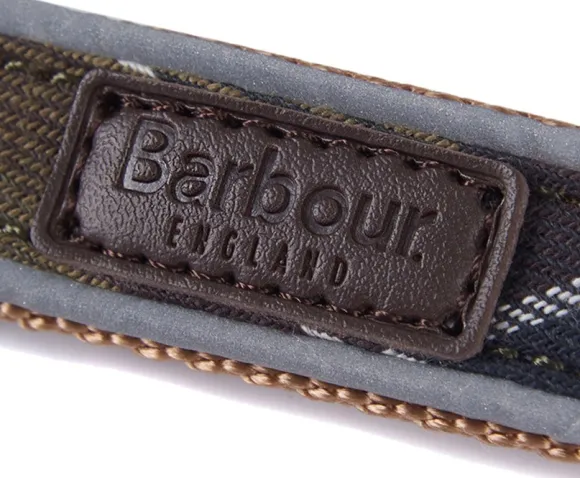 Barbour Reflective Tartan Dog Lead Classic