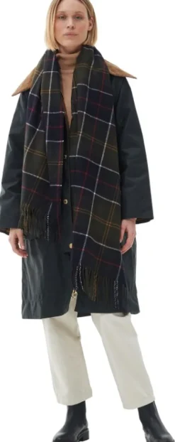 Barbour Stanway Tartan Wrap huivi, Classic Tartan