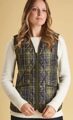 Barbour Tartan Betty Liner naisten tikkiliivi, Classic Tartan