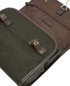 Barbour Tartan Hang Washbag toilettilaukku, Olive