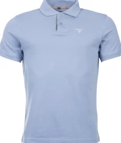 Barbour Tartan Pique Polo Shirt paita, Sky Marl