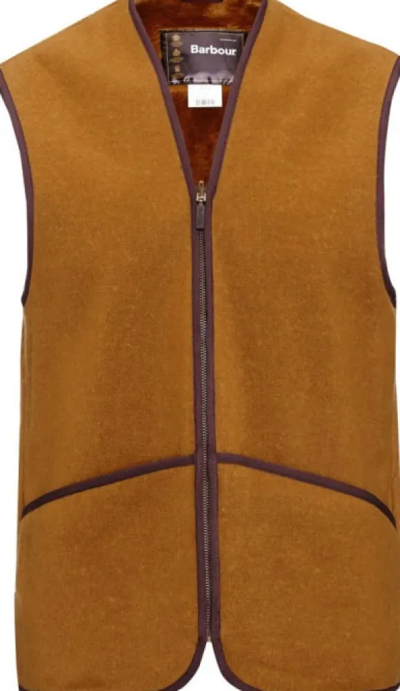 Barbour Warm Pile Waistcoat / Zip-In Liner liivi, ruskea