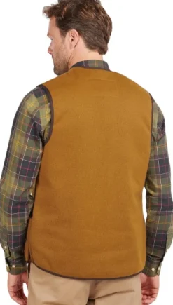 Barbour Warm Pile Waistcoat / Zip-In Liner liivi, ruskea