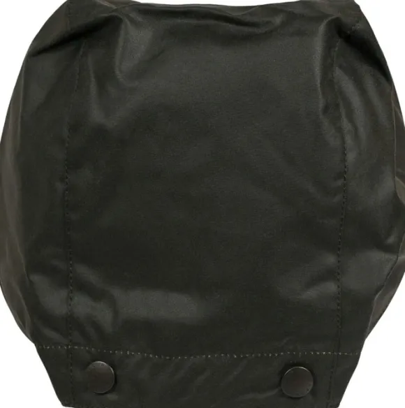 Barbour Wax Cotton Hood vahattu huppu, tummanvihreä