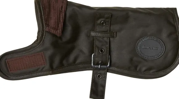 Barbour Wax Dog Coat Olive