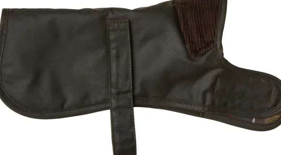 Barbour Wax Dog Coat Olive
