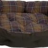 Barbour Wax/Cotton Dog Bed 30'' Classic/Olive