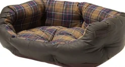 Barbour Wax/Cotton Dog Bed 30'' Classic/Olive