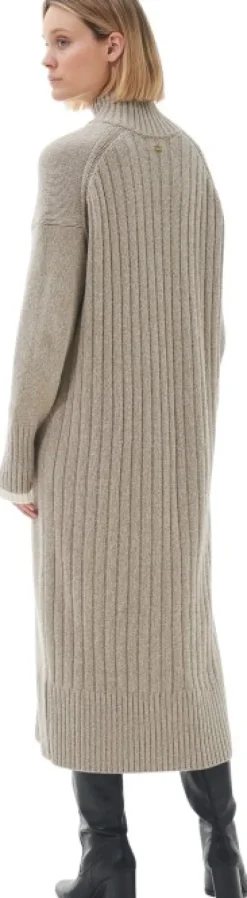 Barbour Winona Midi Knit Dress mekko, harmaanbeige