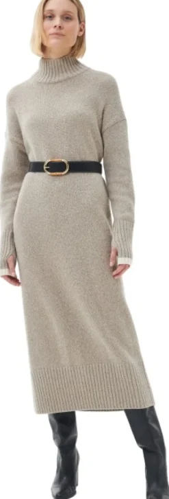 Barbour Winona Midi Knit Dress mekko, harmaanbeige