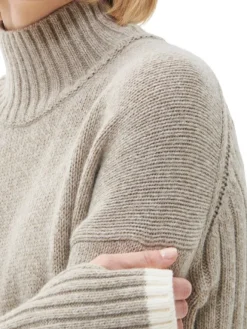 Barbour Winona Midi Knit Dress mekko, harmaanbeige