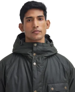 Barbour Wint Wax Parka parkatakki, Fern