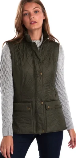 Barbour Wray Polarquilt Gilet naisten liivi, Olive