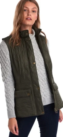 Barbour Wray Polarquilt Gilet naisten liivi, Olive