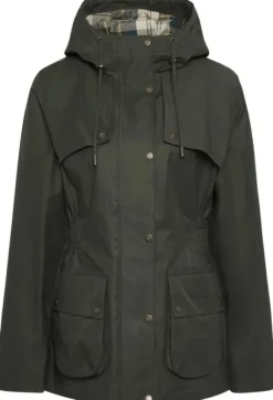 Barbour W's Dallas Waterproof Jacket Olive/Ancient Tartan