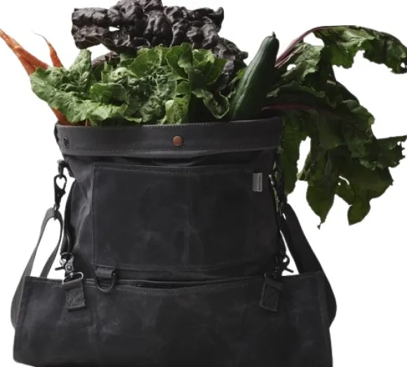 Barebones Gathering Bag puutarhalaukku, tummanharmaa