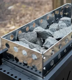 Bast Sauna Björk Delux Bastutält & Kamin 8-10 p