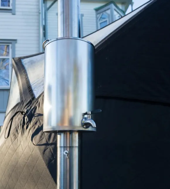 Bast Sauna Björk Delux Bastutält & Kamin 8-10 p