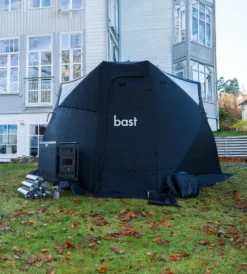 Bast Sauna Björk Plus Bastutält & Kamin 8-10 p