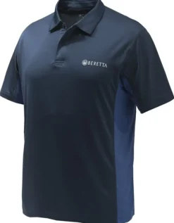 Beretta Flash Tech Polo Blue Total Eclipse
