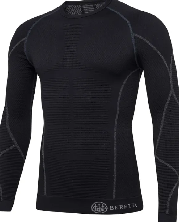 Beretta HT Body Mapping 3D L/S kerrastopaita, musta