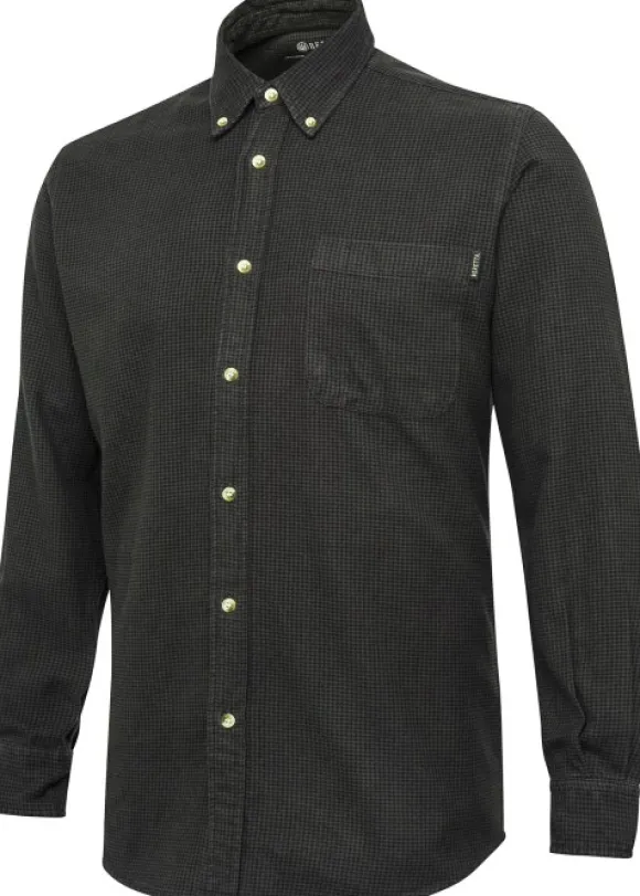Beretta Wood Pied de Poule Shirt paita, Green Moss