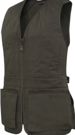 Beretta W's Teal Sporting EVO Vest Brown Bark