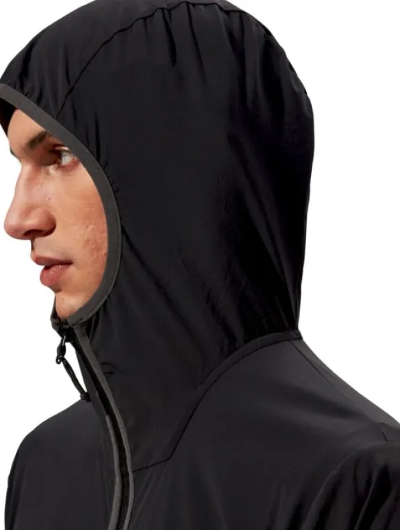 Berghaus Ms Wandermoor Wind Smock Jet Black/Grey Pinstripe