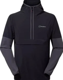 Berghaus Ws Wandermoor Wind Smock Jet Black/Grey Pinstripe