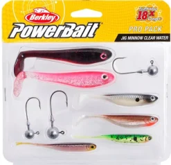 Berkley Pro Pack Jig Minnow Clear Water -jigisetti, kirkas